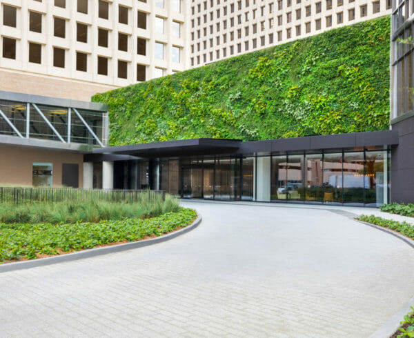 Main entrance and drive way of C Baldwin Hotel