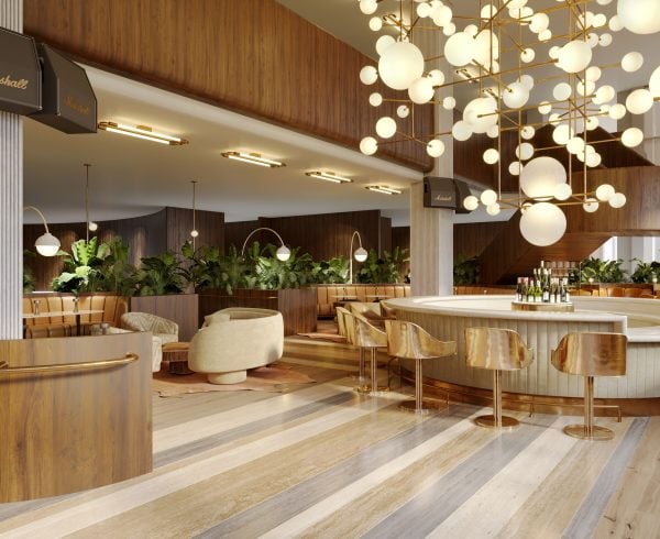 Lobby bar at C Baldwin Hotel