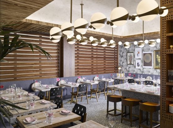 Interior of the Rosalie Restaurant