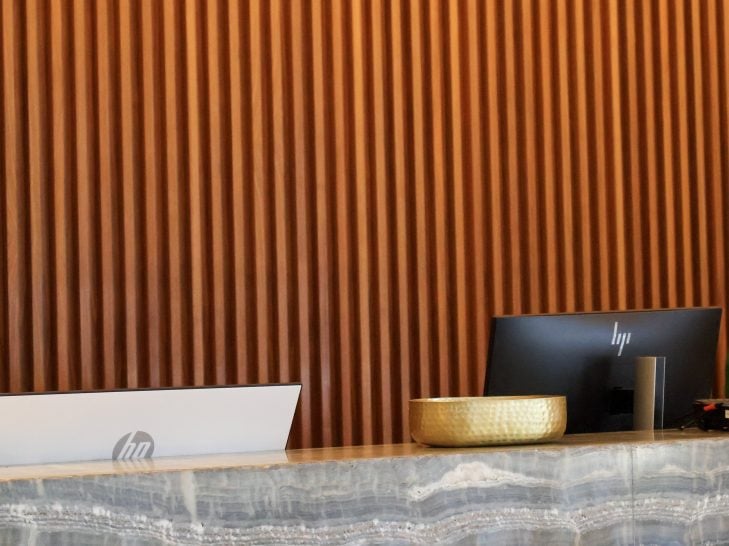Image of the front desk at C. Baldwin hotel
