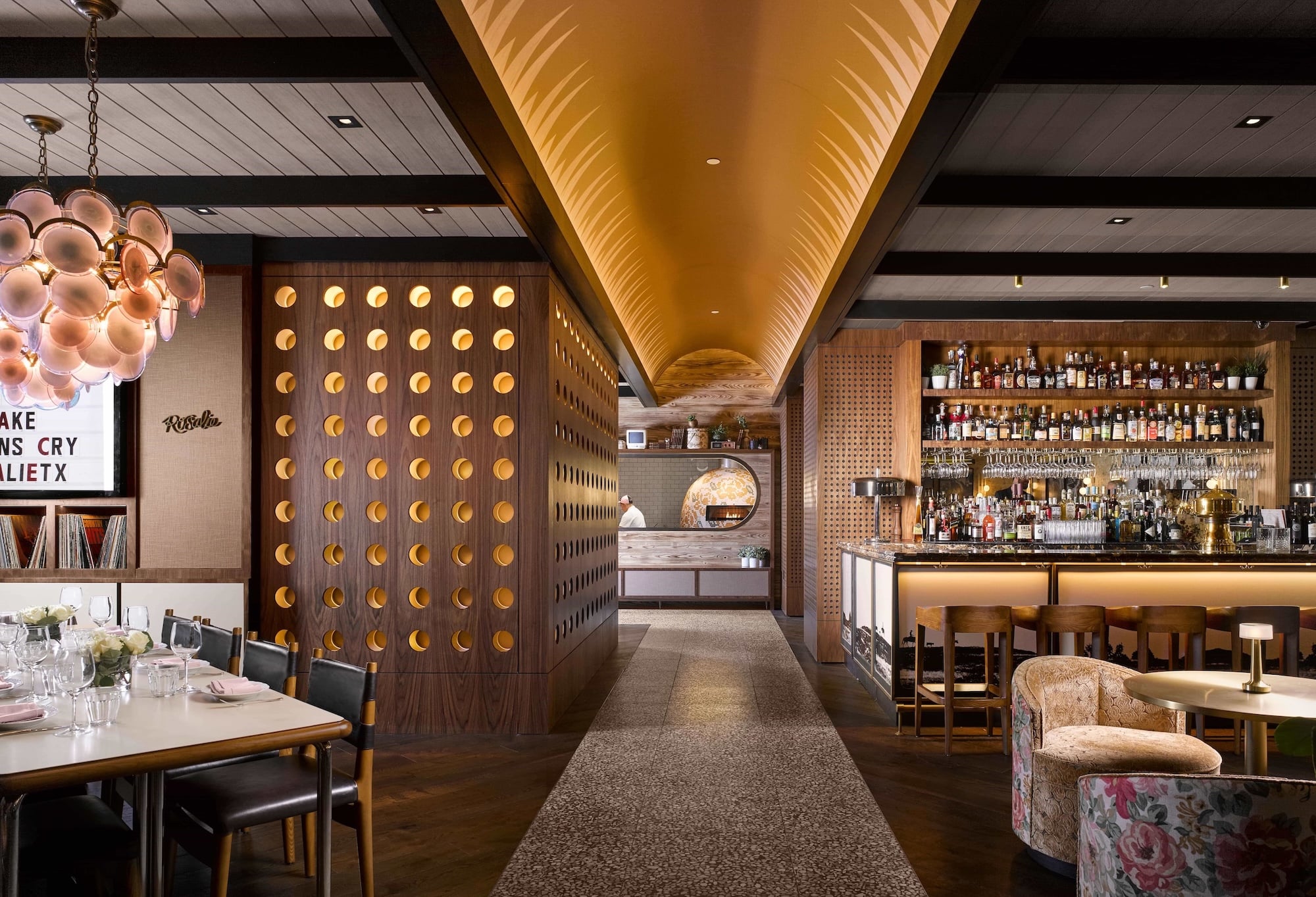 Interior of the Rosalie bar