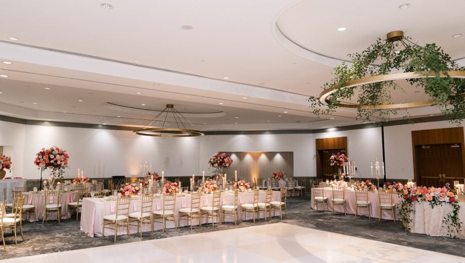 Wedding setup at the C. Baldwin Hotel